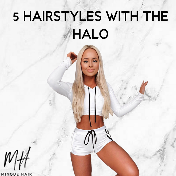 Halo Hair Extensions Five Easy Hairstyles with a Halo