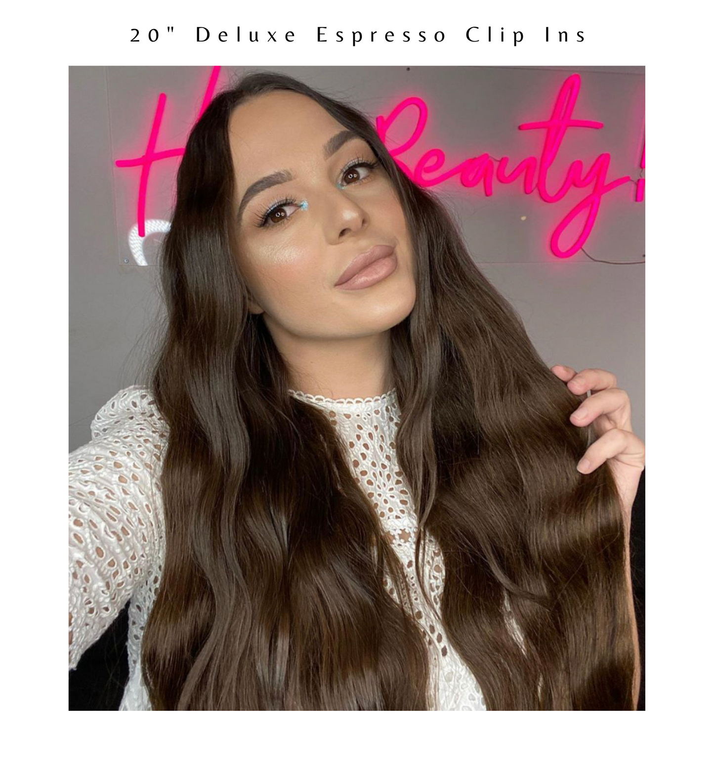 Espresso Brown #2 Clip On Ponytail Hair Extensions