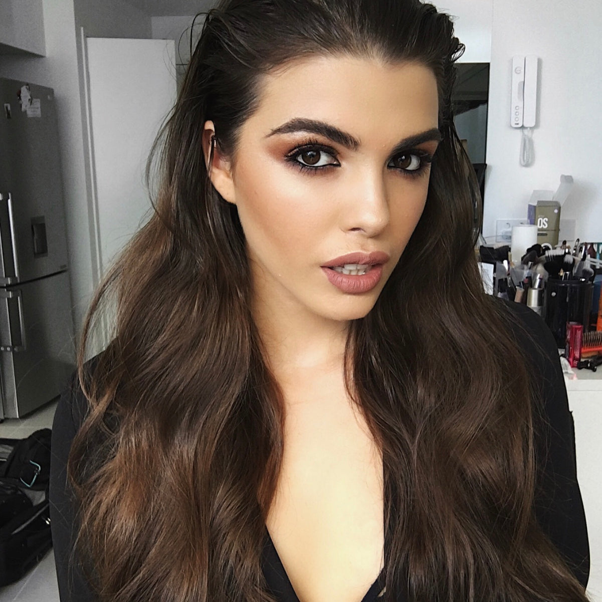 clip in hair extensions for long and thick hair | brunette hair extensions | remy hair extensions | extensions for brown hair