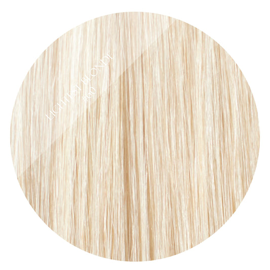 Vanilla Blonde #60 Weft Hair Extensions 20inch Deluxe, Blonde Hair Extensions, Weft Hair Extensions
