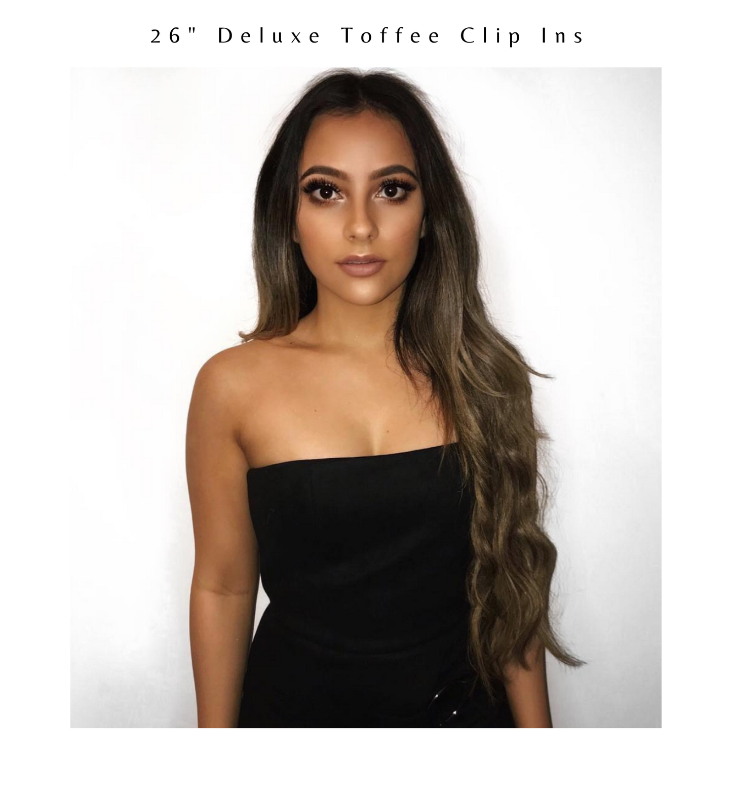 Toffee Brown #12 Clip In Hair Extensions 26-inch