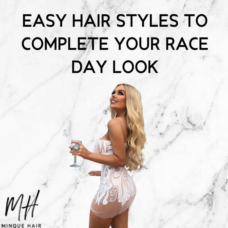Race Day Hair | Hair Extension Glam | Race Day Looks | Fashion on the Field | Easy Hairstyles | Easy Glamorous Looks 