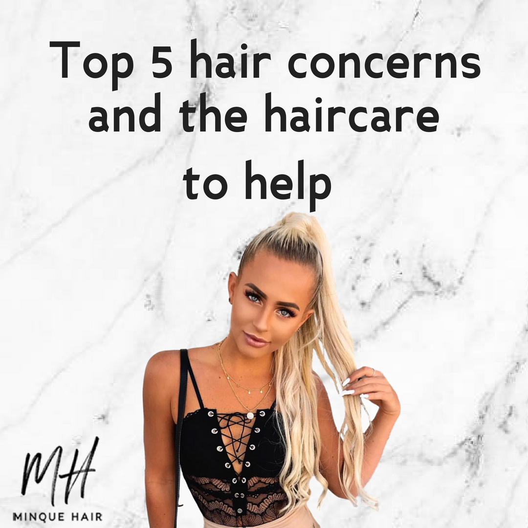 Top 5 hair concerns and the haircare to help