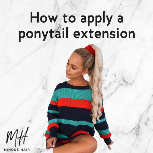 How Do I Apply a Clip-On Ponytail Extension?