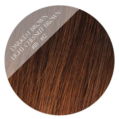caramello haze #3-12 fusion hair extensions 26inch 200pcs - two full heads