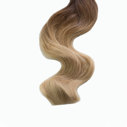 caramello haze #3/12 tape hair extensions 4 remi human hair minque hair extensions