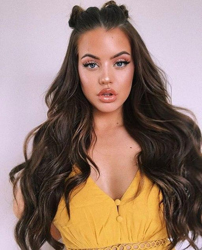 cadbury brown #3 weft hair extensions 26inch classic