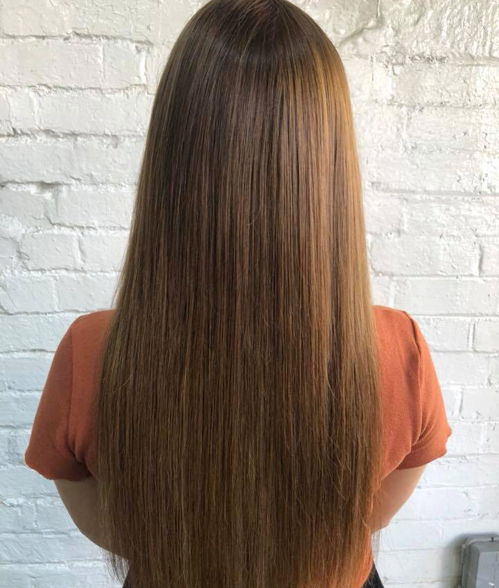 Golden Brown #6 Clip In Hair Extensions 22-inch