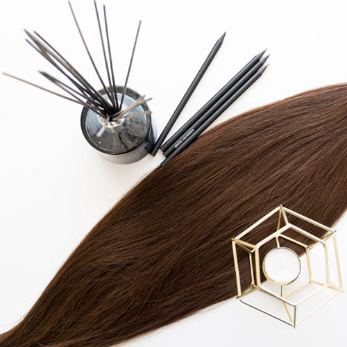 Bronze Brown #4 Tape Hair Extensions 26-inch