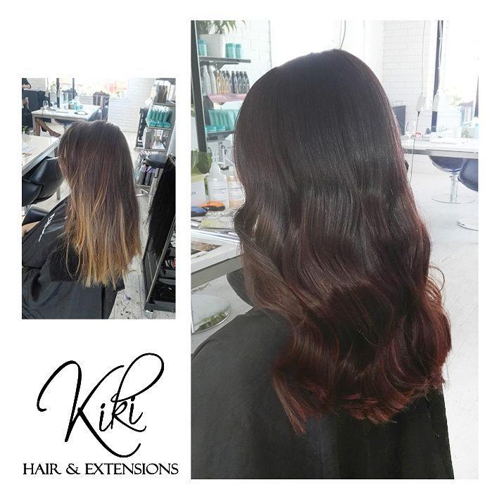 brownie points #1b-4 balayage halo hair extensions 26inch classic