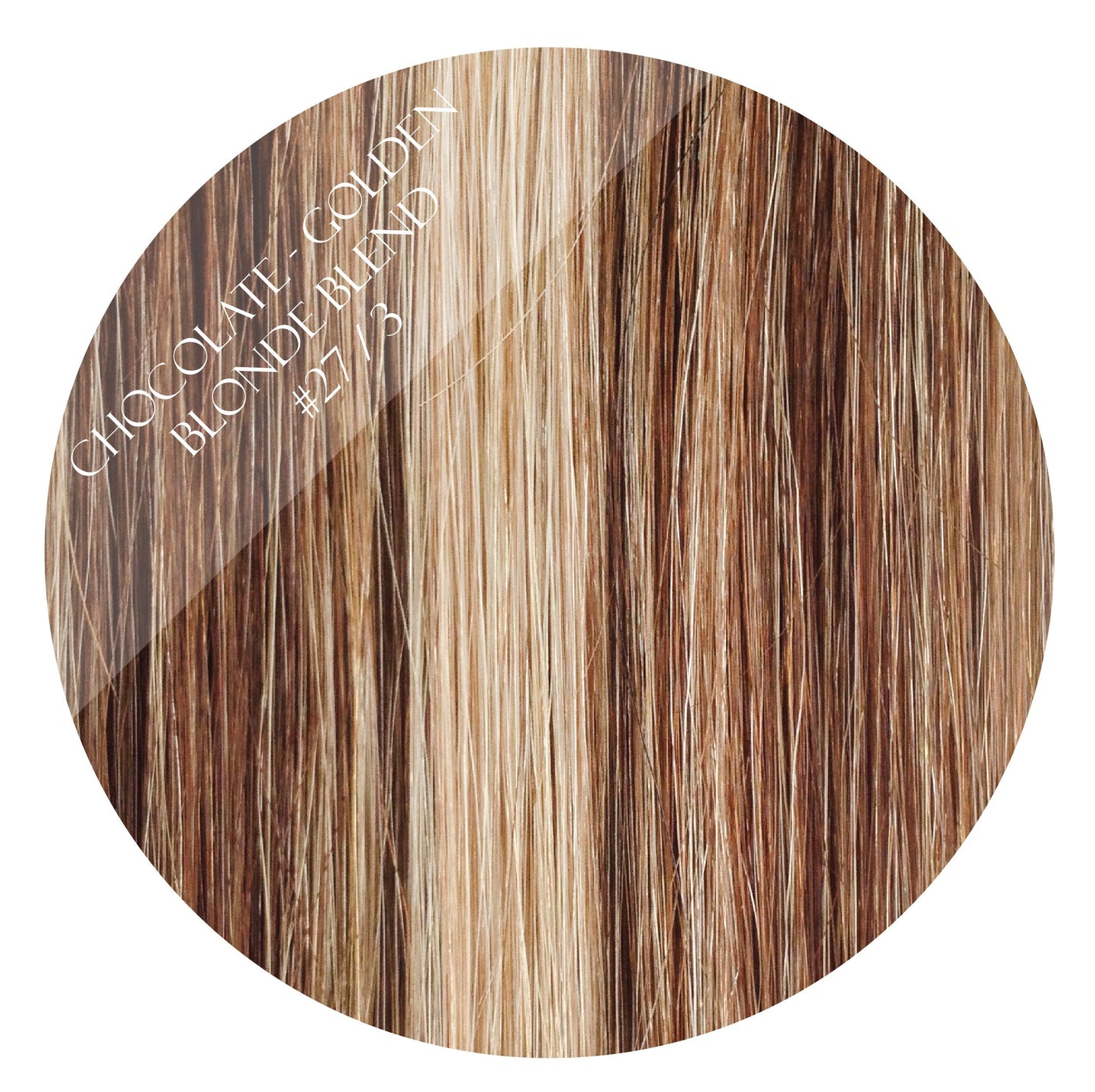 bronze bliss #27/3 halo hair extensions 26inch deluxe