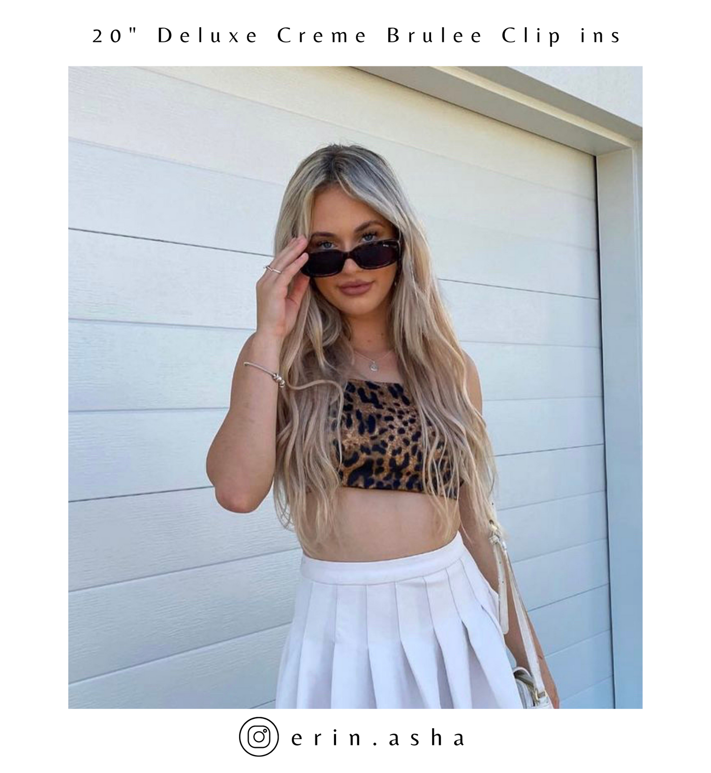 Creme Brulee Blonde #22 Weft Hair Extensions 20-inch