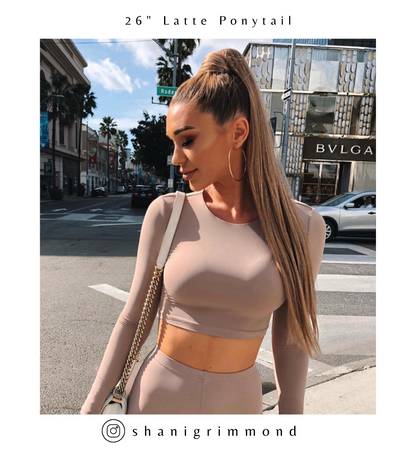 Latte Blonde #17 Halo Hair Extensions 20-inch