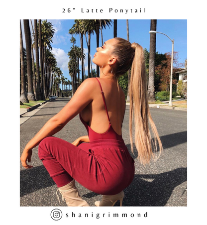 Latte Blonde #17 Halo Hair Extensions 20-inch