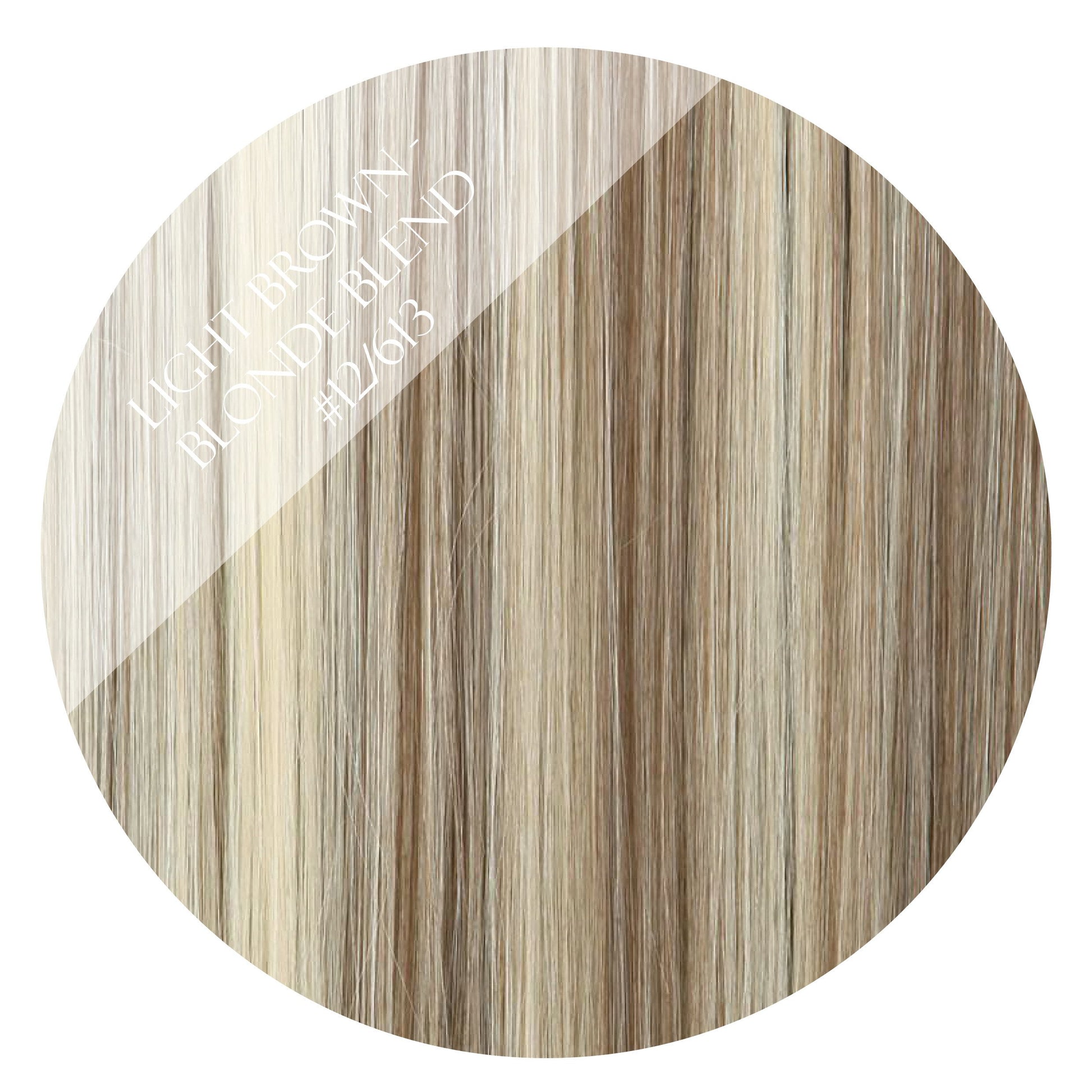 caramel swirl #12/613 fusion hair extensions 20inch 200pcs - two full heads