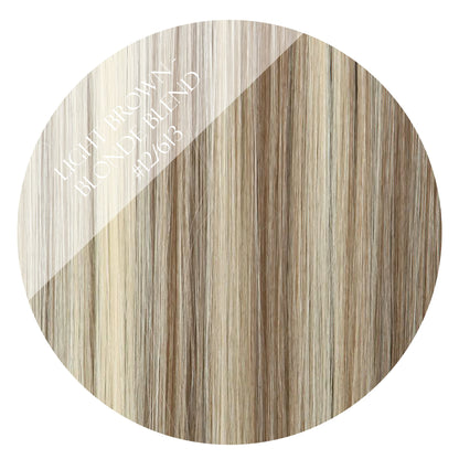 caramel swirl #12/613 tape hair extensions 26inch 80pcs - two full heads