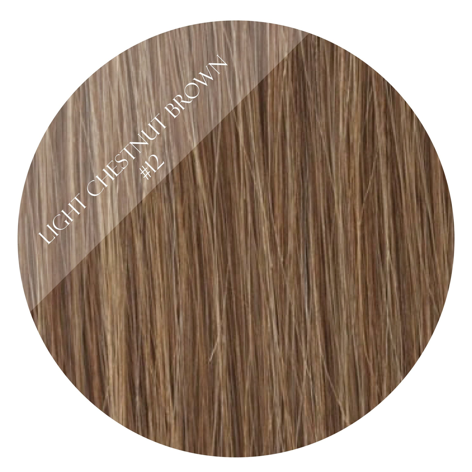 toffee brown #12 clip in hair extensions 26inch deluxe
