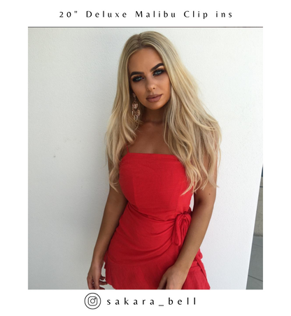 Malibu Blonde #613 Tape Hair Extensions 26-inch