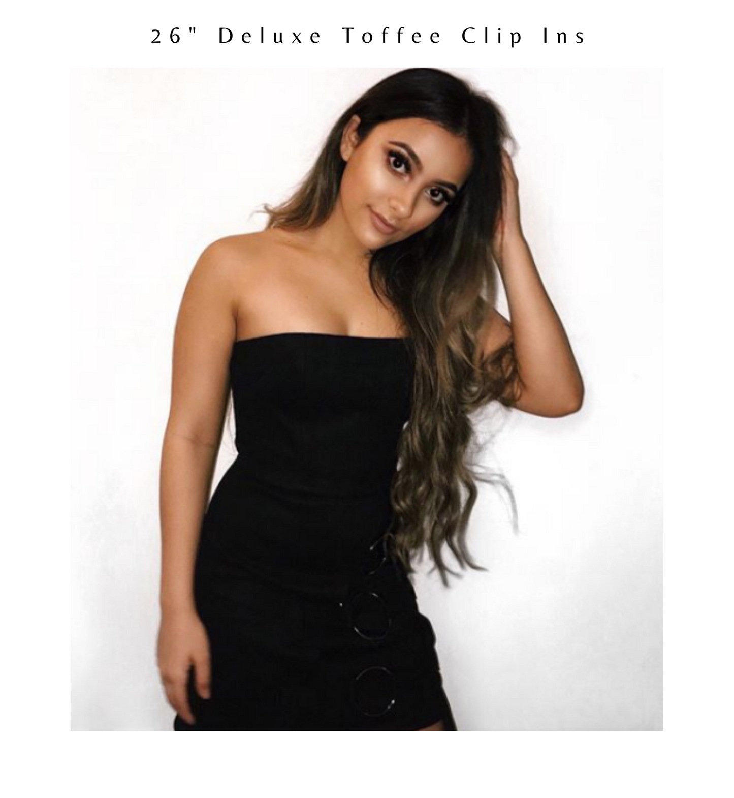 Toffee Brown #12 Clip In Hair Extensions 26-inch