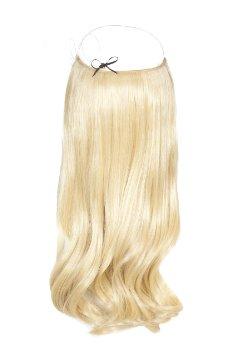 oreo #1b-platinum balayage halo hair extensions 26inch classic