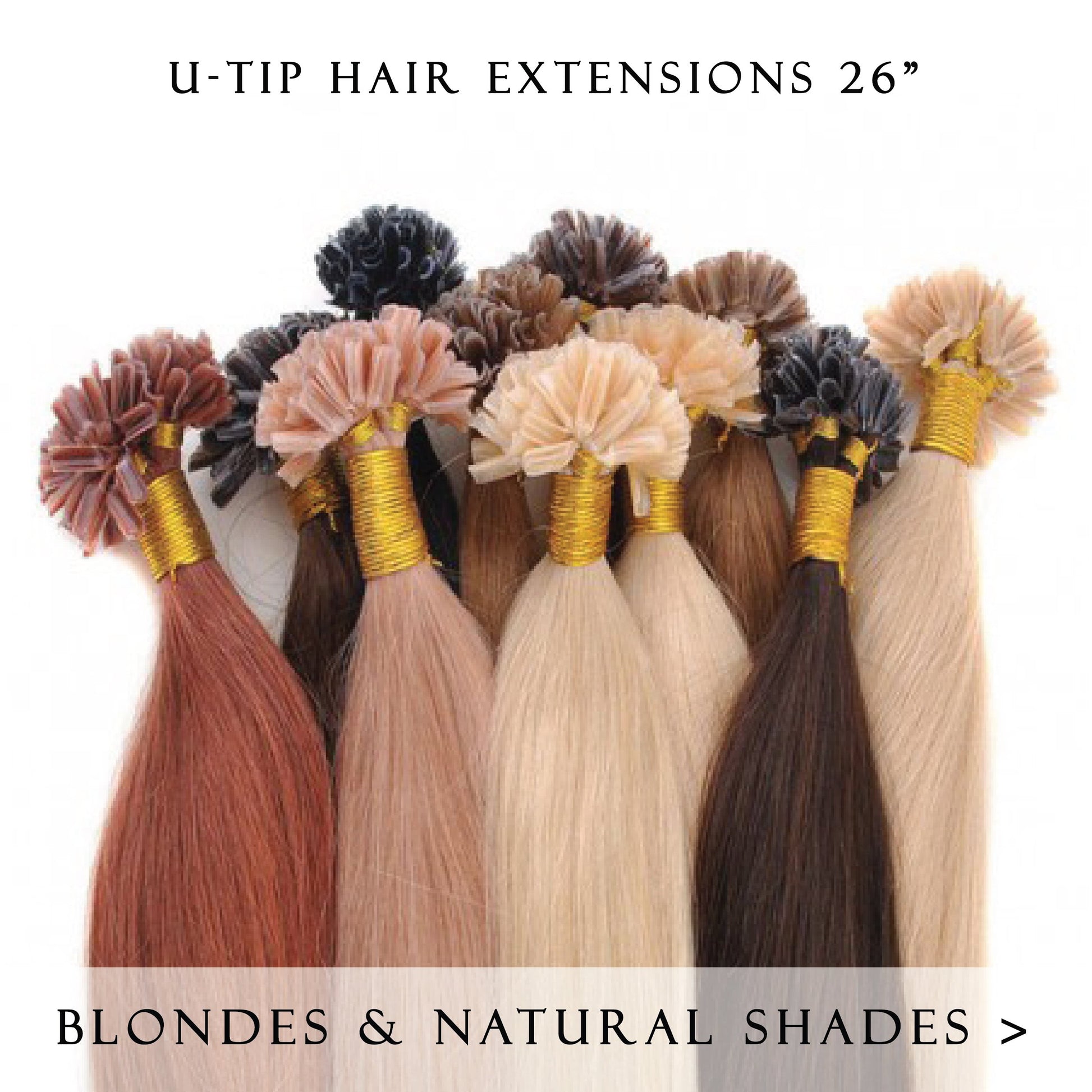 toffee brown #12 fusion hair extensions 26inch 50pcs - half head
