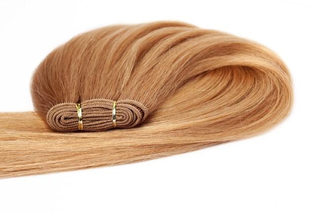 golden brown #6 weft hair extensions 26inch classic